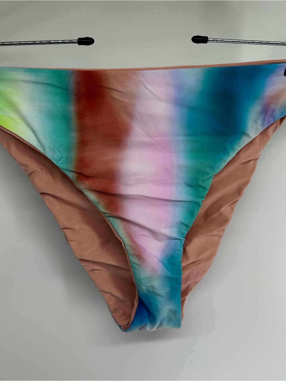 Citrus Reversible Bikini Bottom Multicolor Tie Dye Medium NWT